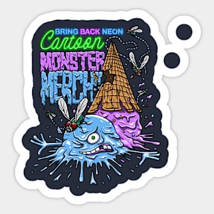 Bring Back Neon Cartoon Monster Merch! Sticker